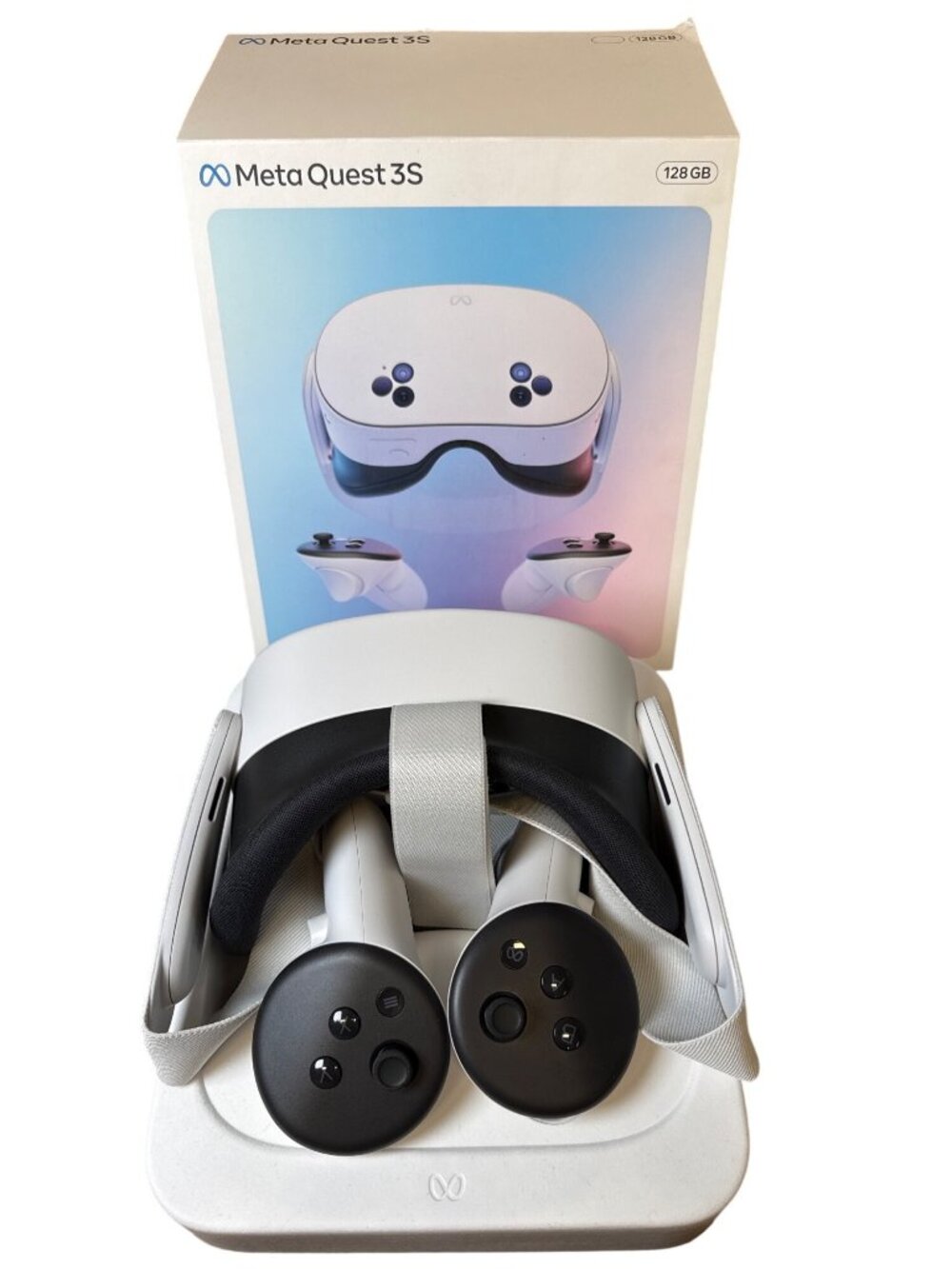 META OCULUS QUEST 3S 128GB VR HEADSET & CONTROLLERS ~ P14 16